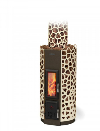 Печь-камин САФАРИ бежевая (ТМФ)