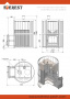 Печь банная Эверест Ковка 24 чугунная с закрытой каменкой (280)