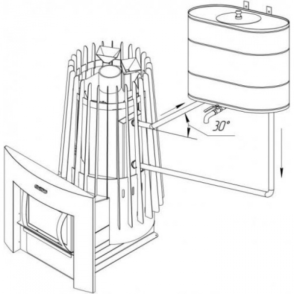 Теплообменник Grill'D Cometa AISI 430 2 мм, 1,8 л 1