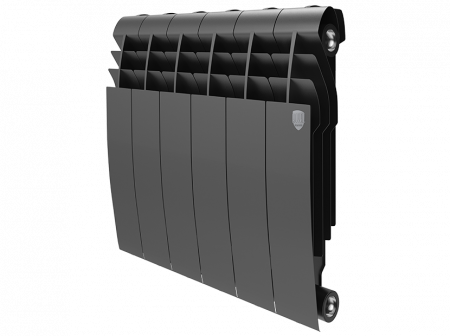Радиатор Royal Thermo BiLiner 350 6 секций Noir Sable