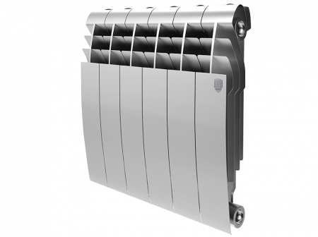 Радиатор Royal Thermo BiLiner 350 6 секций Silver Satin
