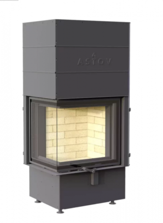 Каминная топка АСТОВ П2С 6057 Шамот Правая (ASTOV) 