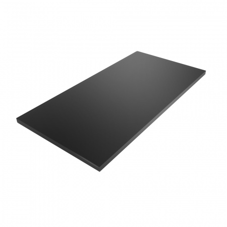Лист стеклянный притопочный ВЕЗУВИЙ Черный (Black) (1200х600х8мм) 